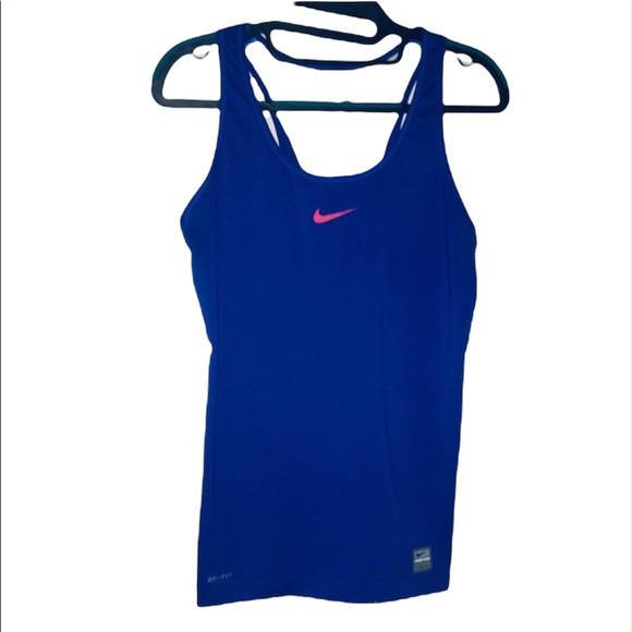 Nike Tops - Preloved Nike: Small Blue Workout Tank